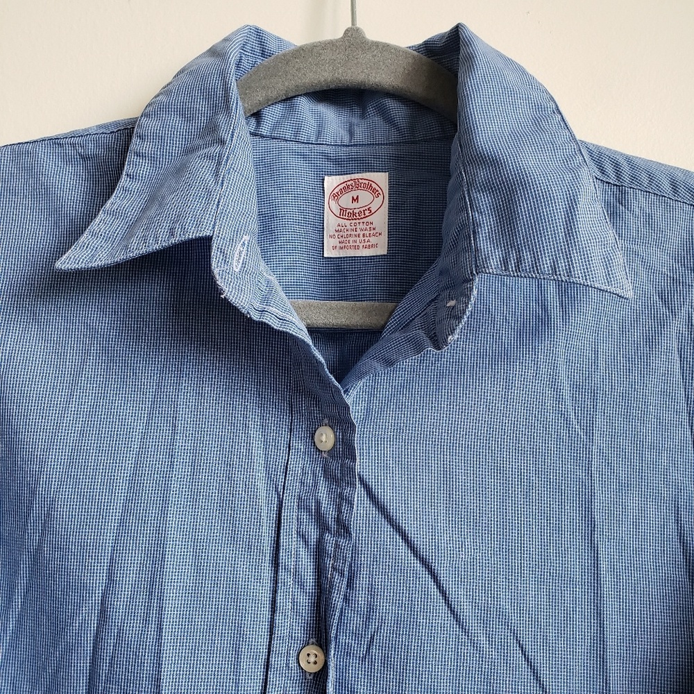 Brooks Brothers Makers Cotton Button Up Shirt
